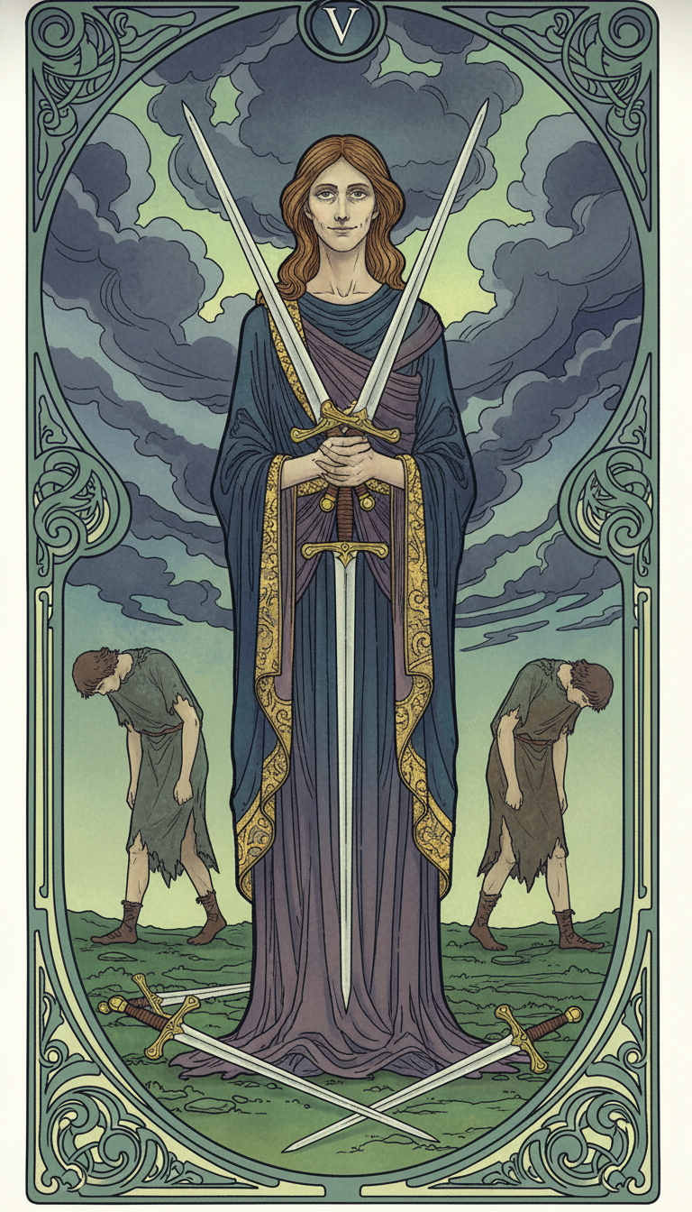 Five of Swords tarot card